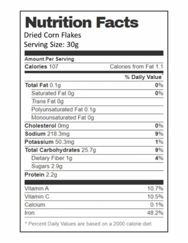 Aiva Corn Poha 14 OZ Perspective: bottom