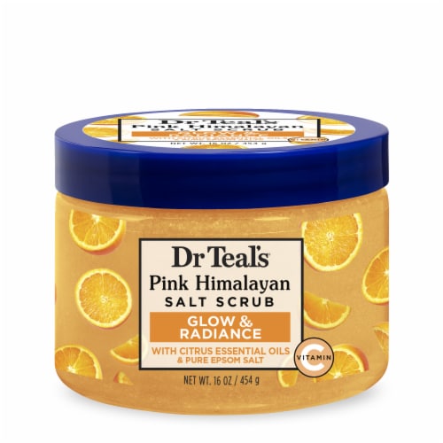 Dr Teal's Pink Himalayan Glow & Radiance Salt Citrus Scrub Perspective: bottom