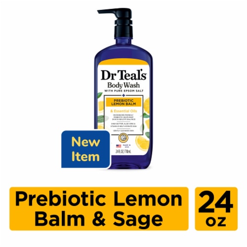 Dr Teal's® Prebiotic Lemon Balm Body Wash with Pure Epsom Salt Perspective: bottom
