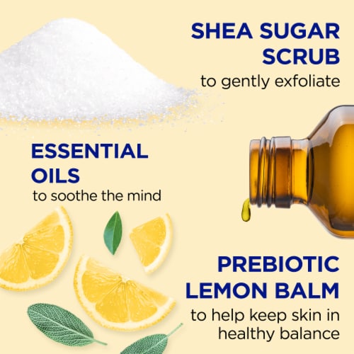 Dr Teal's® Prebiotic Lemon Balm Shea Sugar Scrub Perspective: bottom