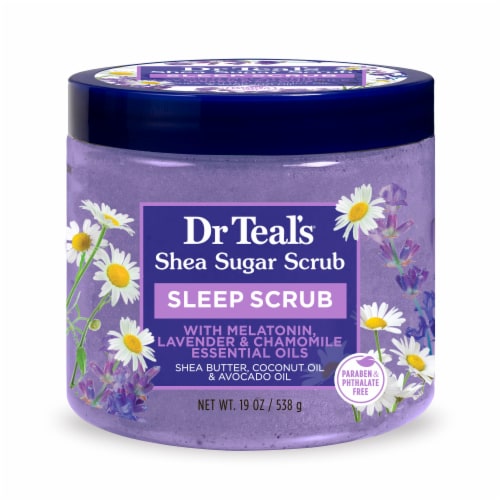 Dr Teal's® Sleep Scrub Shea Sugar Scrub With Melatonin Perspective: bottom
