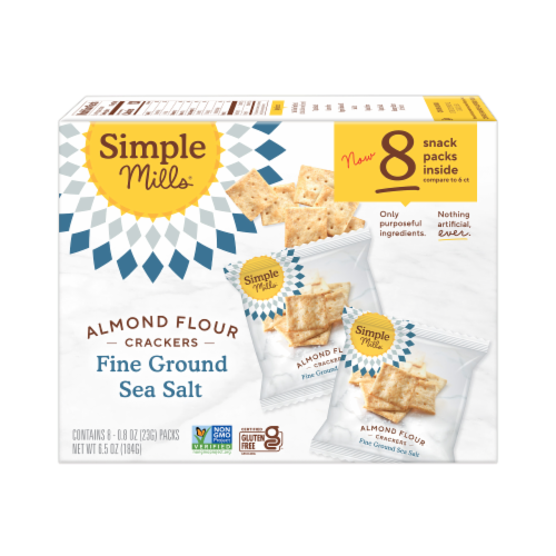Simple Mills® Fine Ground Sea Salt Almond Flour Crackers Perspective: bottom
