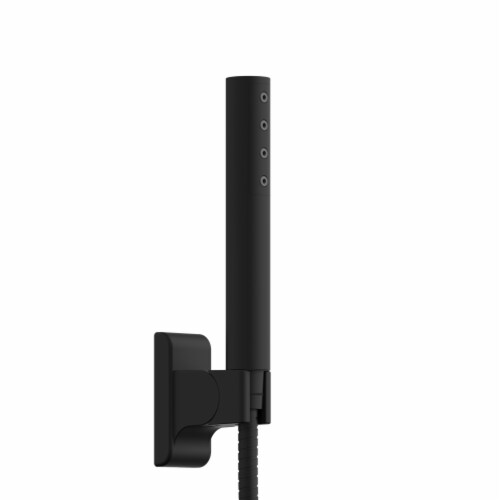 PULSE ShowerSpas Atlantis Matte Black Shower System Perspective: bottom