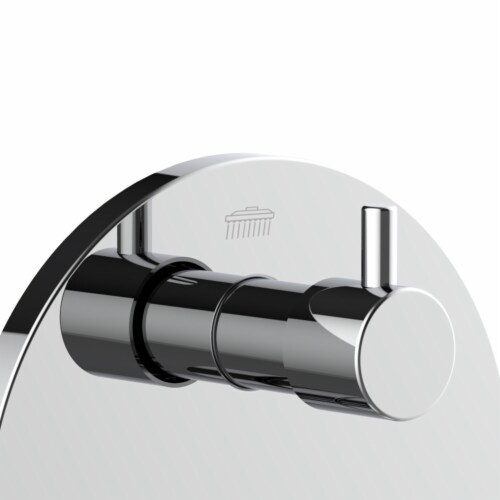 PULSE ShowerSpas Two Way TruTemp Pressure Balance Valve with Chrome Trim Kit Perspective: bottom