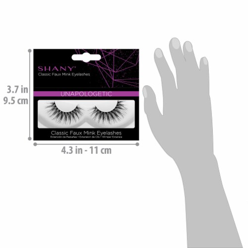 SHANY Classic Faux Mink Eyelashes - UNAPOLOGETIC Perspective: bottom