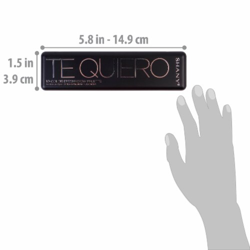 SHANY Te Quiero Mini Eyeshadow Palette Perspective: bottom