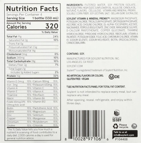 Soyent® Complete Meal Nutrition Pumpkin Spice Perspective: bottom