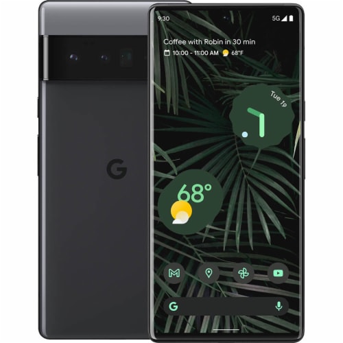 Google Pixel GA03149US 6 Pro 128GB (Unlocked) - Stormy Black, 1
