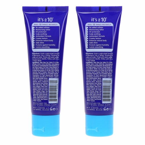 It's A 10 Miracle Moisture Shampoo 2 oz 2 Pack Perspective: bottom