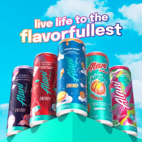 Alani Nu Dream Float Sugar Free Energy Drink Can Perspective: bottom