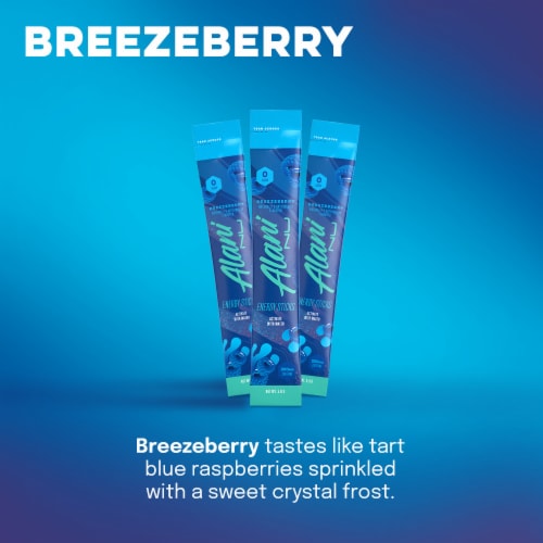 Alani Nu Zero Sugar Breezeberry™ Energy Drink Mix Packets Perspective: bottom