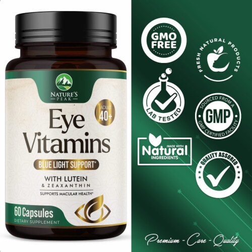 Eye Vitamin & Mineral Supplement with Lutein, Zeaxanthin