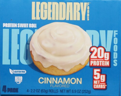 Legendary Foods™ Sweet Roll - Cinnamon Perspective: bottom