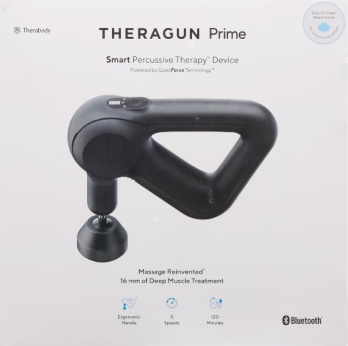 Therabody Theragun Prime Black Massage Device Perspective: bottom