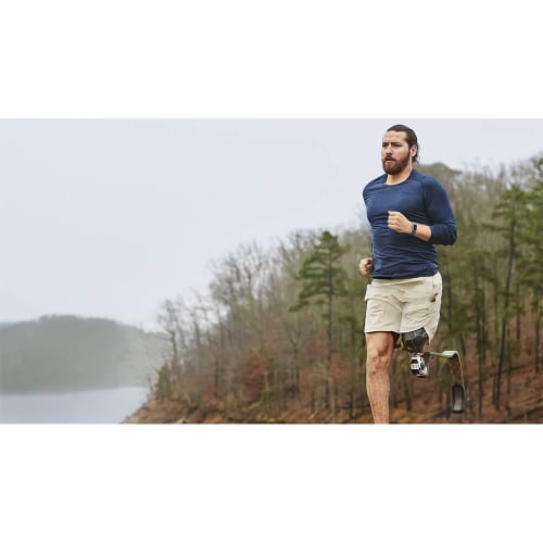 Fitbit Charge 5 Advanced Fitness & Health Tracker - Platinum Perspective: bottom