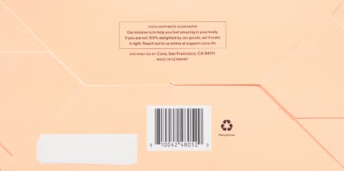 Cora® Comfort Fit Tampon™ Super/Super Plus Unscented Perspective: bottom