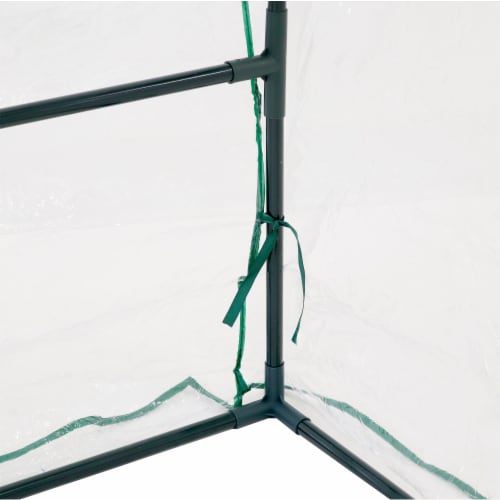 Mini Greenhouse Outdoor Portable Garden Seedlings Plant Clear Hot Grow House Perspective: bottom