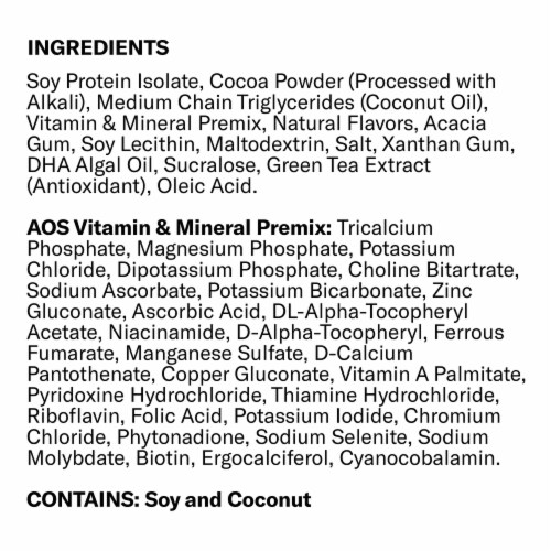 Art of Sport Protein Powder Performance Shake Mix 1.2lbs - Rich Chocolate Perspective: bottom