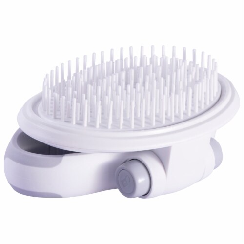 Pet Life Gyrater Swivel Travel Soft Grooming Pet Pin Brush Perspective: bottom