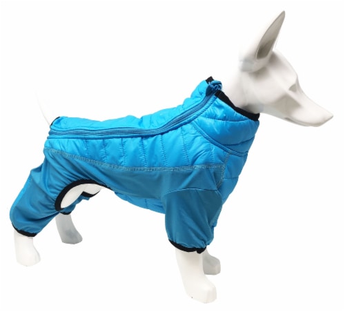 Pet Life Aura-Vent Lightweight 4-Season Stretch and Quick-Dry Full Body Dog Jacket Perspective: bottom