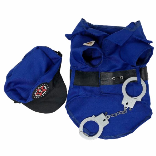 Pet Life Pawlice Pawtrol Police Pet Dog Costume Uniform Perspective: bottom