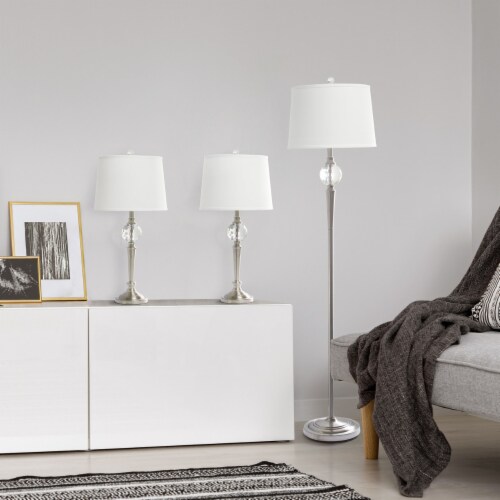 Floor lamp and shop table lamp set