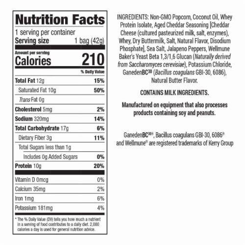 Snackergy PRO POP® High Protein Popcorn Snack, Variety Pack (5ct) Perspective: bottom