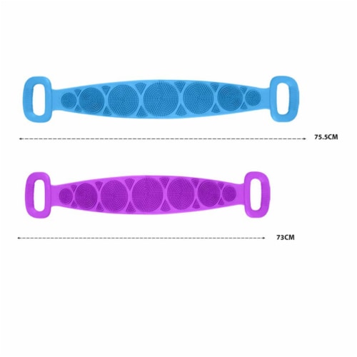 SILICONE SHOWER BACK SCRUBBER CLEANER WASHER MEN WOMEN CHILDREN - 2 SIZES Perspective: bottom