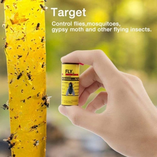 Fly Catcher Trap Fly Trap Fly Bait Fly Paper Ribbon Sticky Fly Ribbons Fly Paper 32 Pks 32 pks Gerbes Super Markets