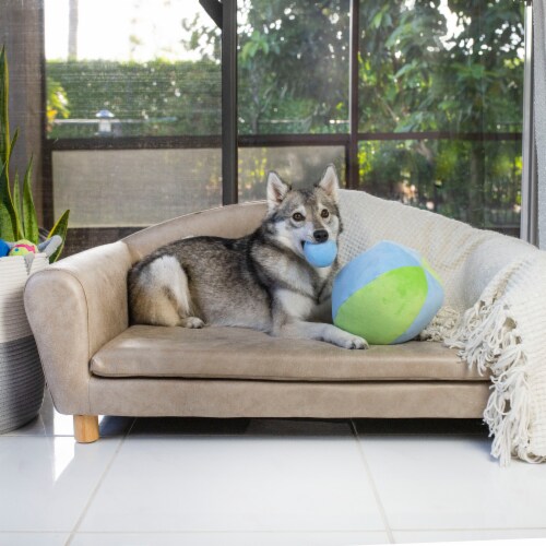 Midlee Hide a Ball Dog Toy - Blue/Green (Large) Perspective: bottom