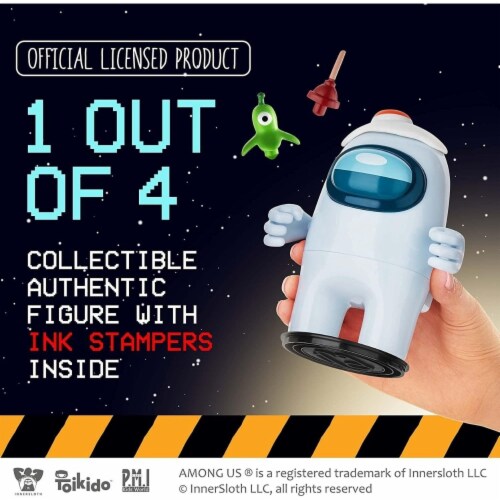 among us figure with stamper