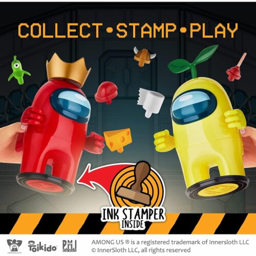 among us figure with stamper