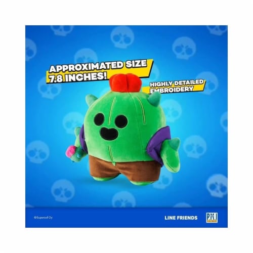 Brawl Stars Spike Plush Buddy 7 Character Doll Cactus Flower Brawler PMI International 1 unit Fry s Food Stores
