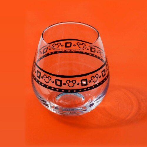 Disney Geo Picnic Drinking Glasses, Set of 4 Perspective: bottom