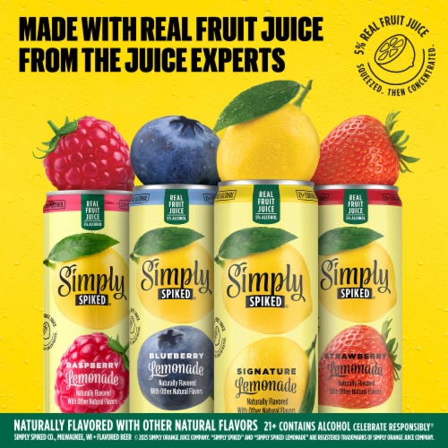 Simply Spiked Hard Lemonade Variety Pack Perspective: bottom