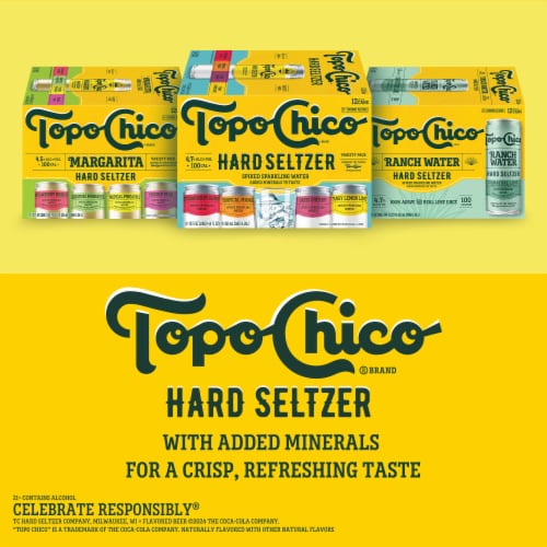 Topo Chico Margarita Hard Seltzer Variety Pack Perspective: bottom