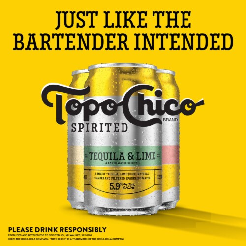 Topo Chico Spirited Tequila & Grapefruit Paloma Canned Cocktail Perspective: bottom