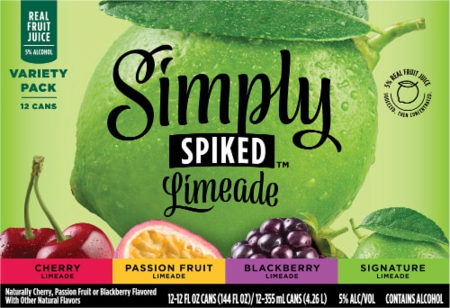 Simply Spiked Limeade Variety Pack Perspective: bottom