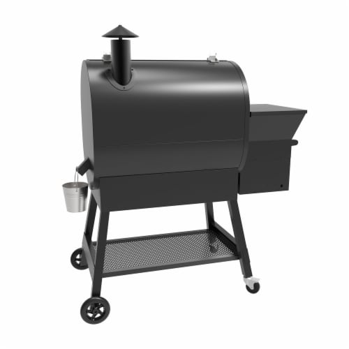 LifePro SCSP1500LP 1500 Square Inch Barrel Precision Wood Pellet Smoker Grill Perspective: bottom