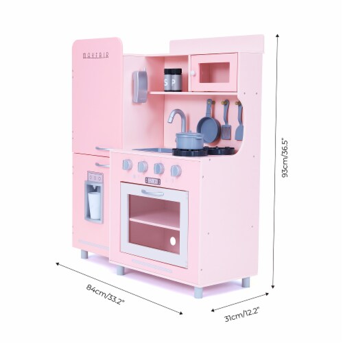 Teamson Kids Little Chef Mayfair Retro Play Kitchen Pink 1
