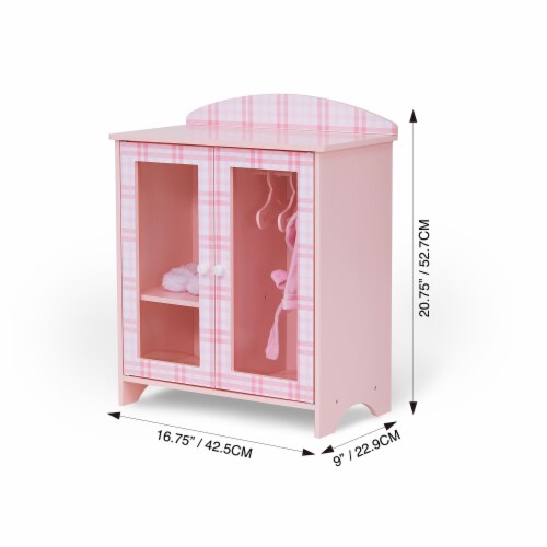 Sophia's Aurora Princess Closet, Robe, Slippers for 18  Dolls, Pink Perspective: bottom