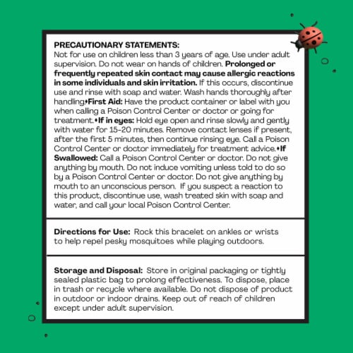 Hello Bello™ Kids Mosquito Repellent Bands Perspective: bottom