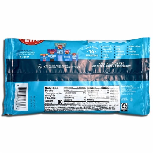 Tribeca Curations | White Chocolate Mini Baking Chips, Allergen Free, School Approved | 9 Oun Perspective: bottom