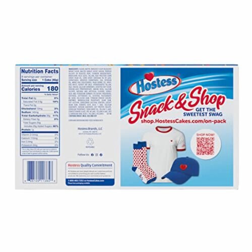 Tribeca Curations | Birthday Cupcakes by Hostess | 13.1 Oz Box of 8 | Pack of 4 (32 Total Cup Perspective: bottom