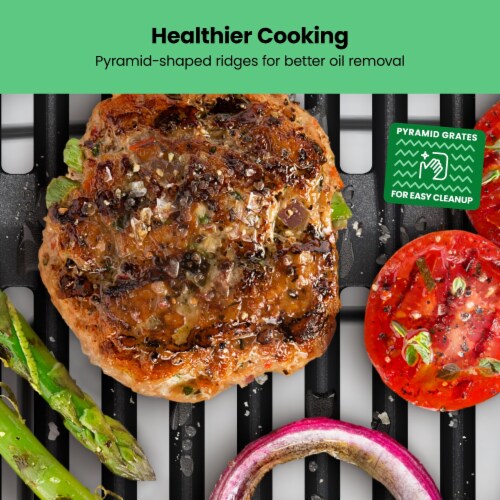 Chefman Smokeless Indoor Electric Grill Adjustable Temperature Control Perspective: bottom