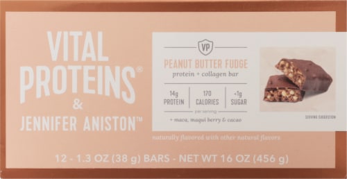 Vital Proteins® Jennifer Aniston™ Protein+Collagen Peanut Butter Fudge Bar Perspective: bottom