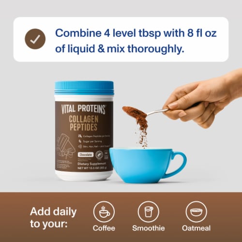 Vital Proteins® Chocolate Collagen Peptides Powder Perspective: bottom
