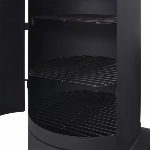 BBQ Charcoal Smoker with Bottom Shelf Black Heavy XXL BBQ Charcoal Smoker with Bottom Shelf Black Heavy XXL