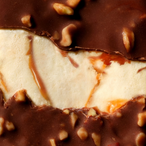 Keto Pint Salted Caramel Almond Ice Cream Bars Perspective: bottom