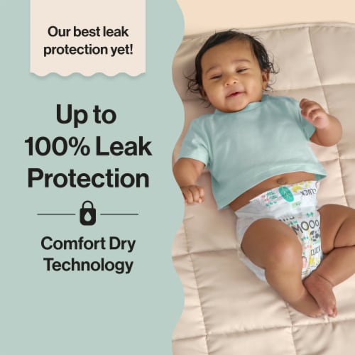 The Honest Company Clean Conscious Diapers® | Hypoallergenic + Fragrance Free | Size 4 Perspective: bottom